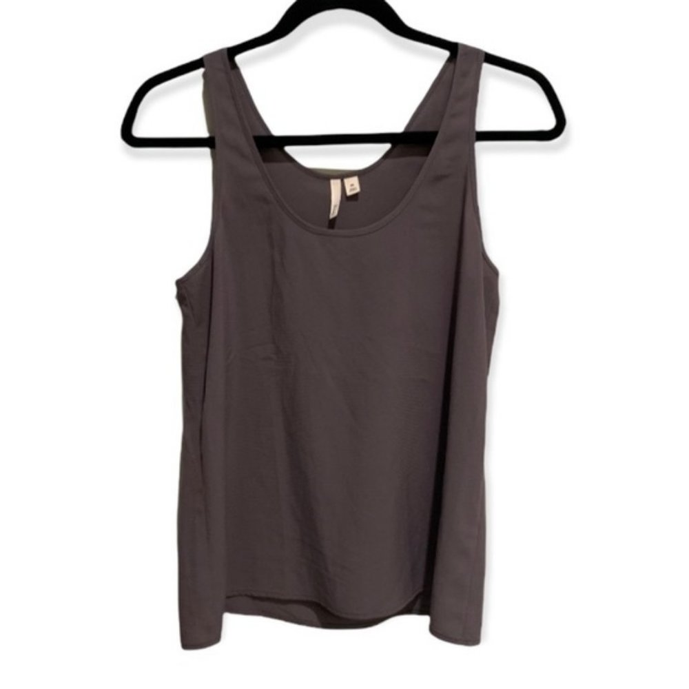 Frenchi Gray Silk Tank Sz Xs